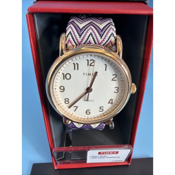 TIMEX TW2R59000 INDIGLO NEW In Box With Papers